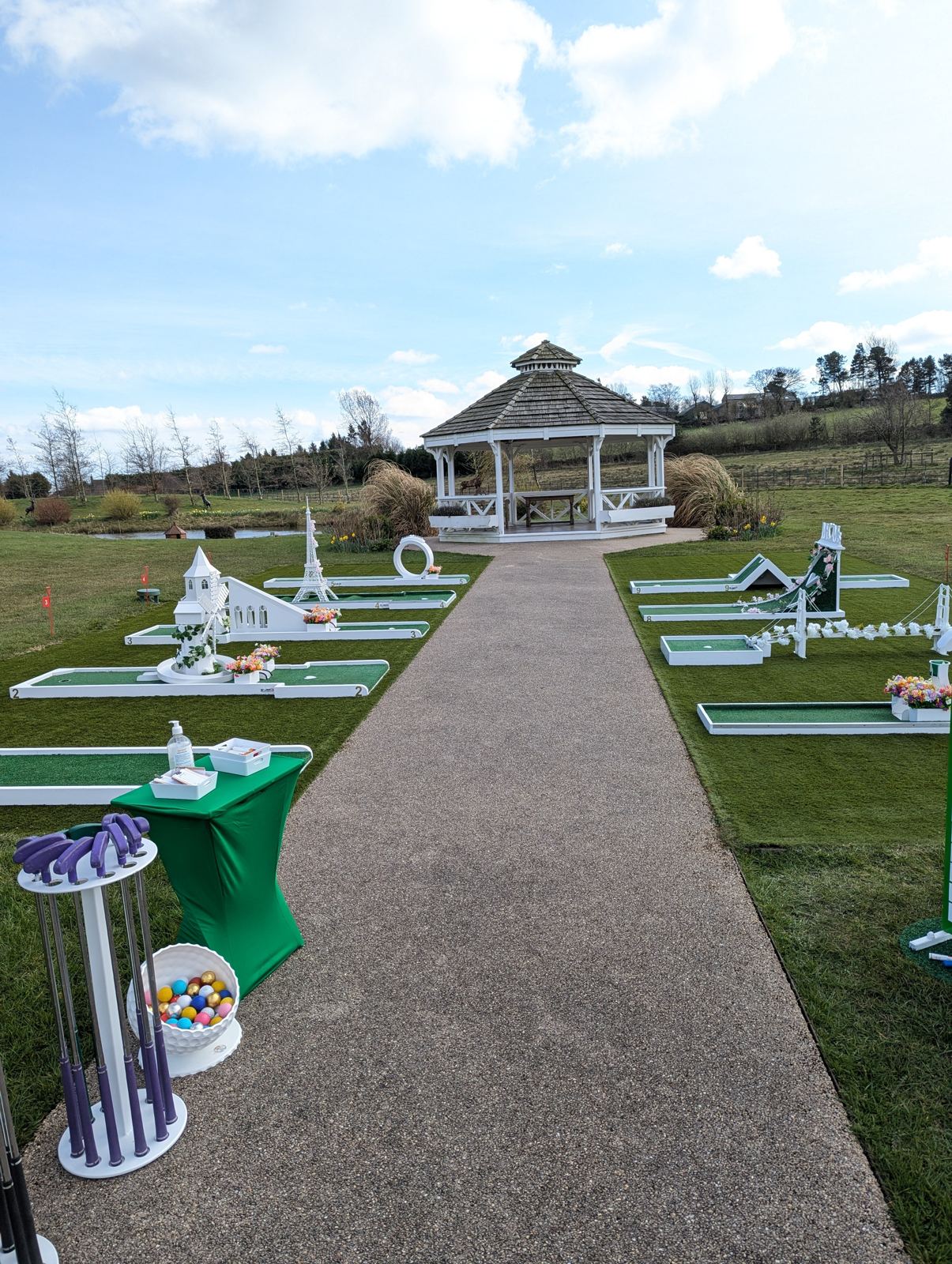 The course at The Peak Edge Hotel